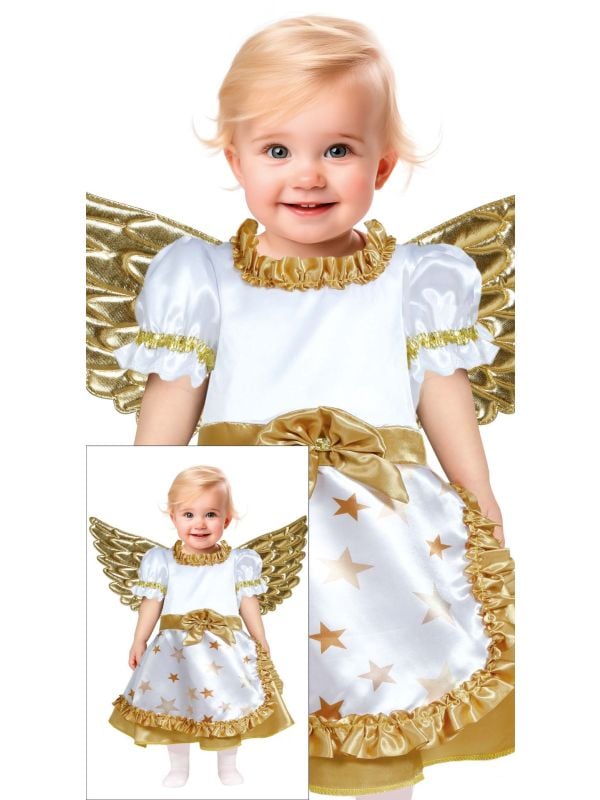 Gouden engel outfit baby