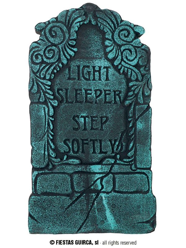 Grafsteen lichte slaper 43 x 22 cm halloween