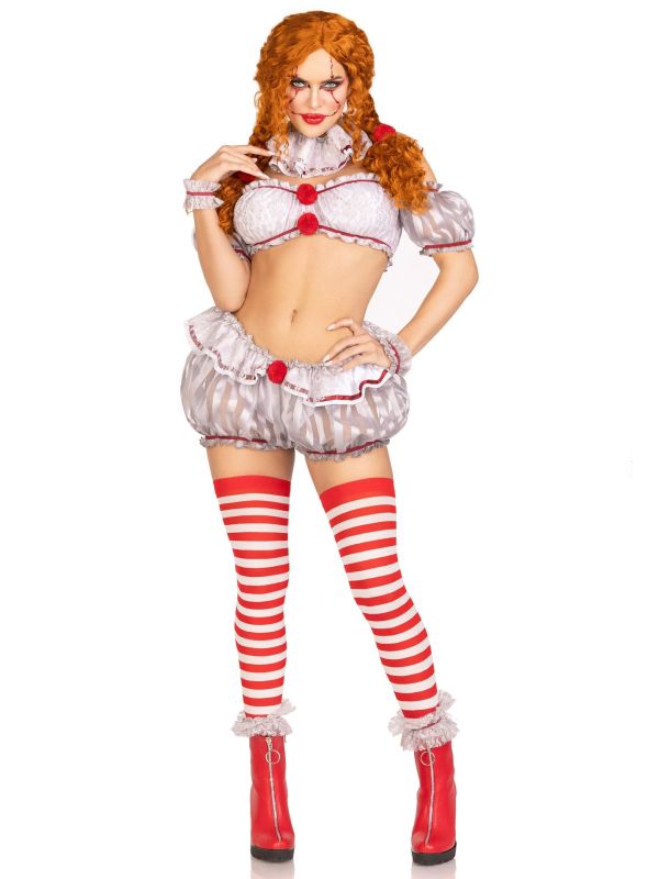 Sexy shop clown costume