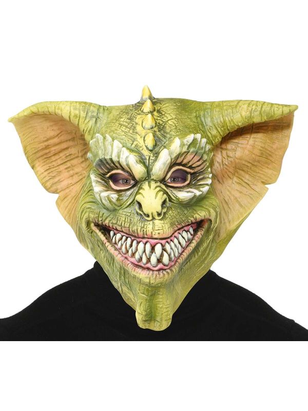 Groene gremlin masker latex halloween