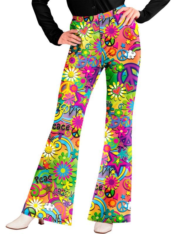 Groovy retro broek vrouwen