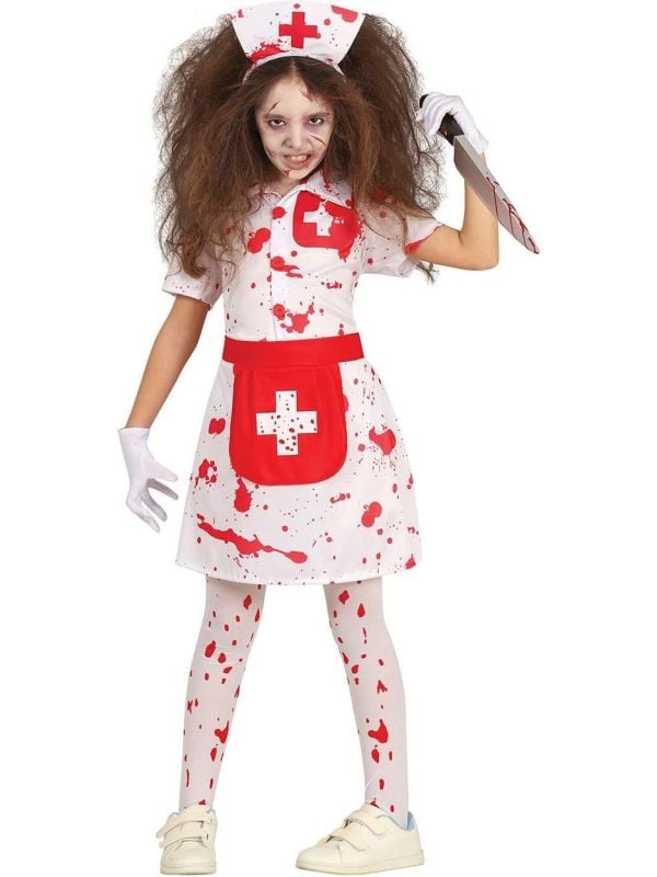 Halloween bloederige zuster jurkje kind