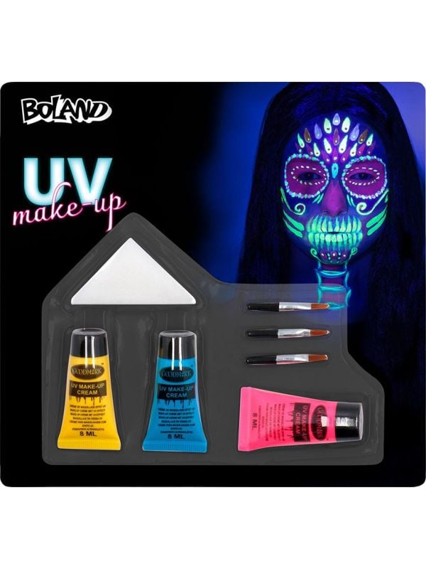 Halloween Glow In The Dark Make-Up Set