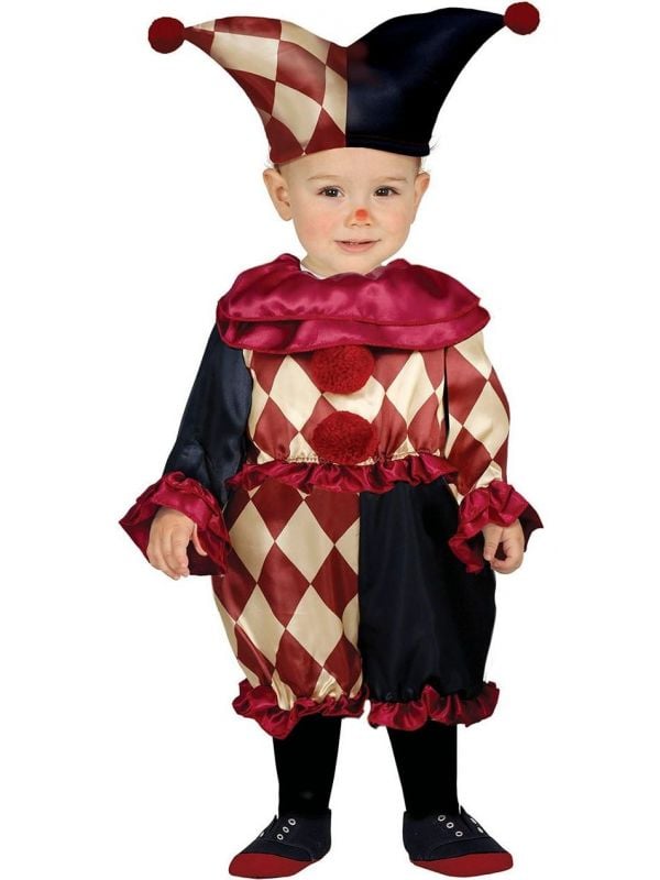 Halloween horror clown outfit baby