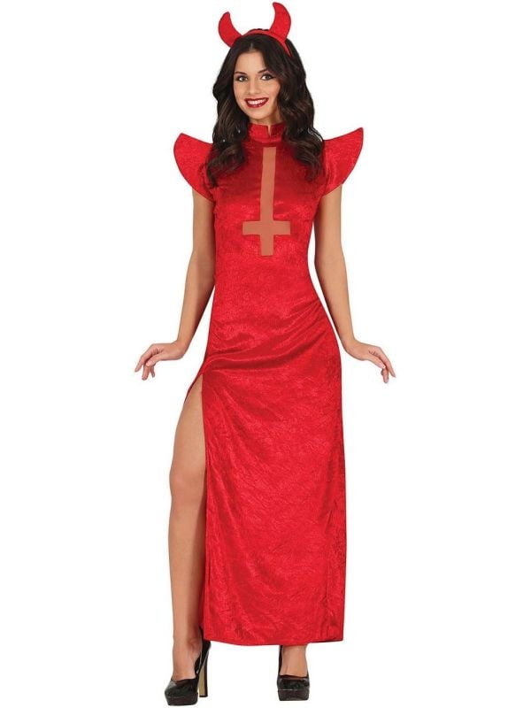 Halloween verleidelijke duivel jurk dames