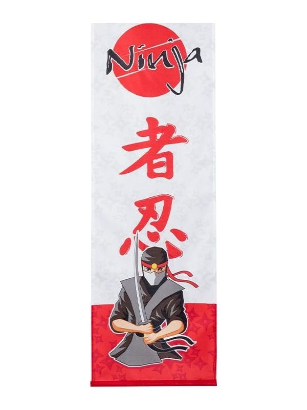 Hangende Ninja Banner 30 x 100 cm