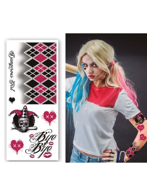 Harley Quinn rebel tattoos