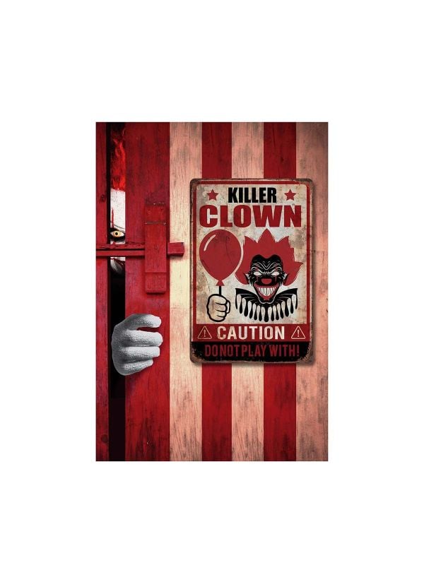 Horror clown poster 24 x 36 cm halloween