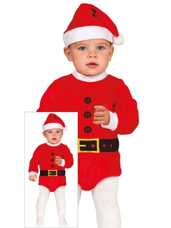 Kerst romper baby kerstman