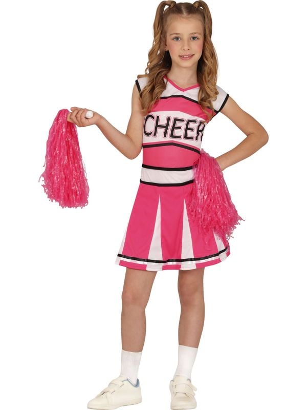 Kinderen's Cheerleader Outfit in Roze