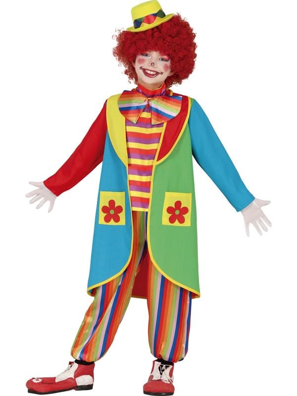 Kleurrijk Clown Pak kind