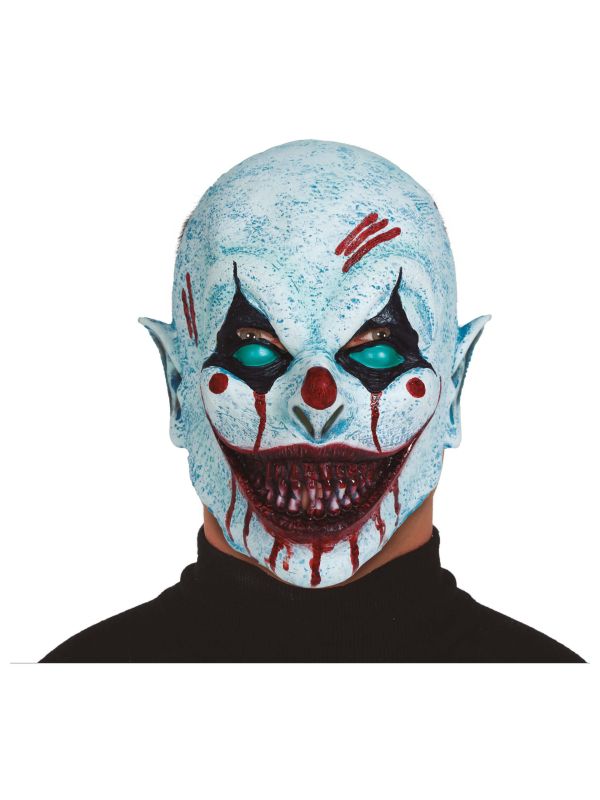 Lachende killerclown masker halloween