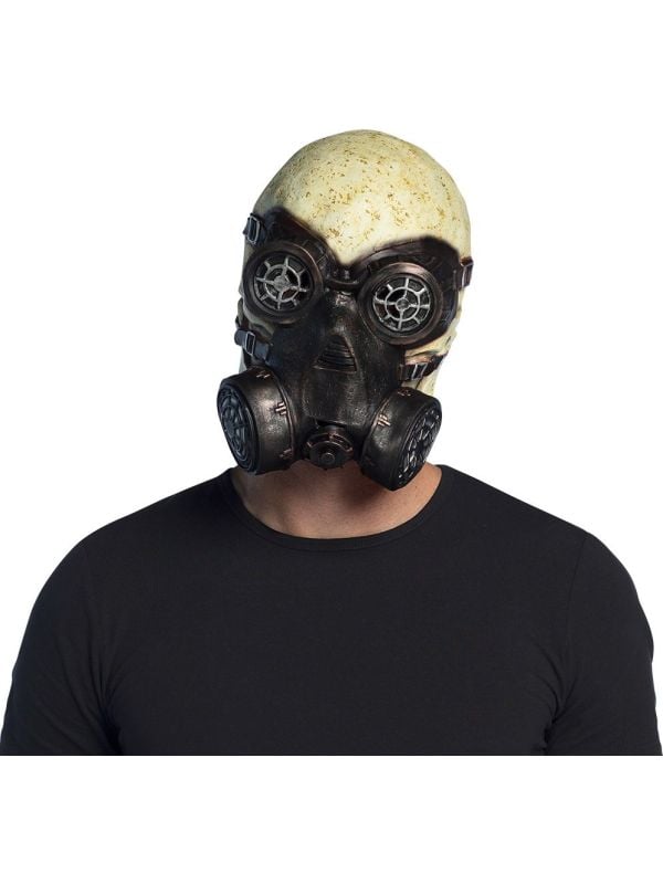 Latex Hoofdmasker Gas Skull Halloween