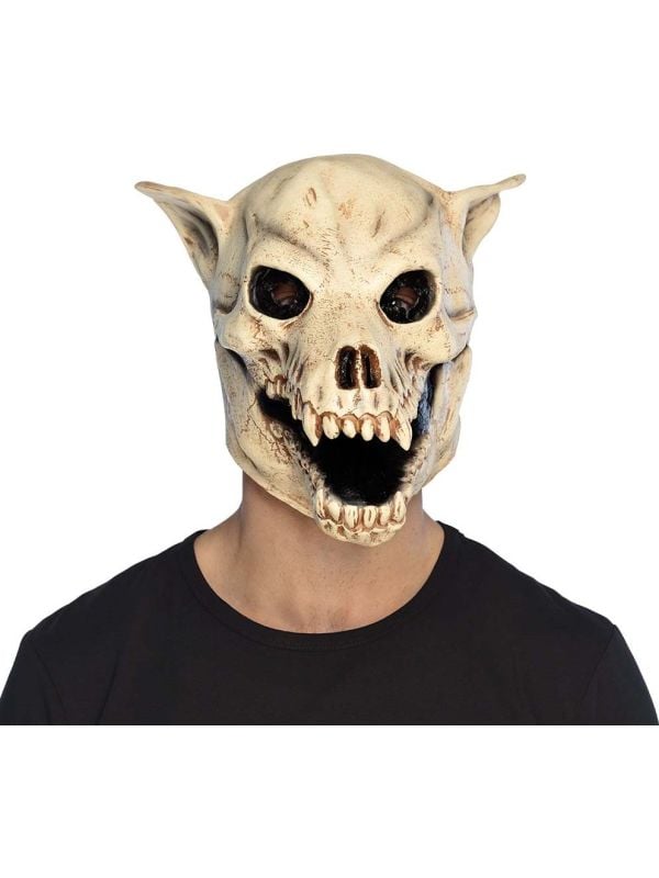 Latex Hoofdmasker Hondenschedel Halloween