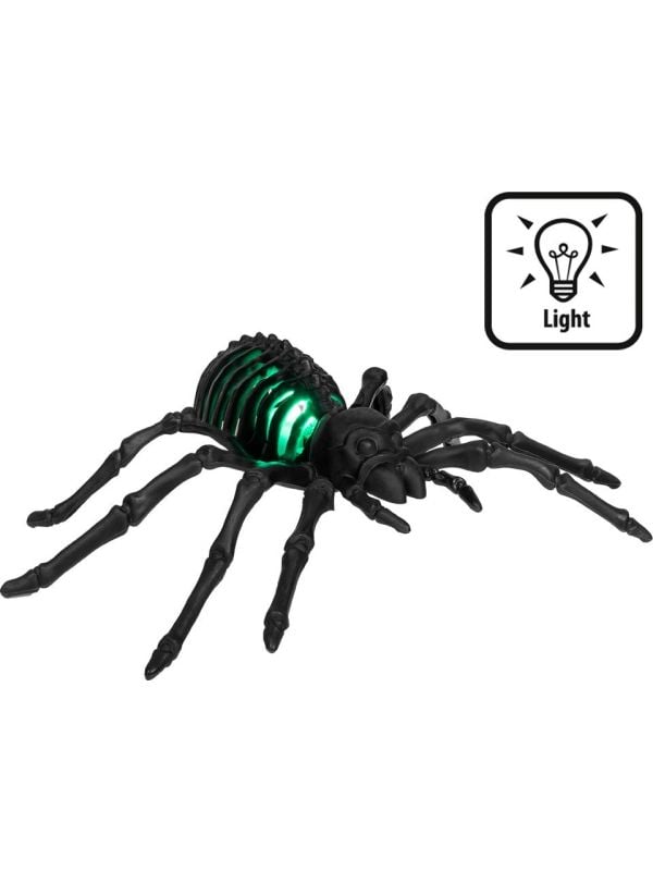 LED Spinnenskelet Zwart Halloween