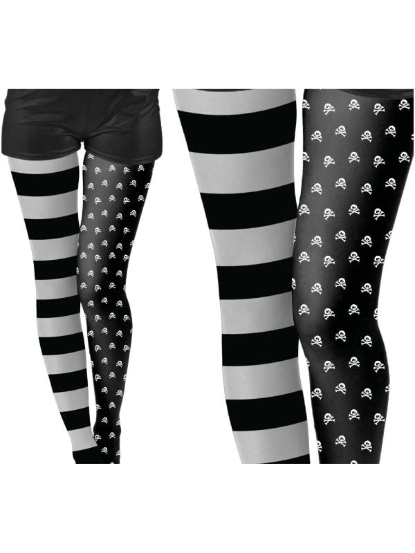 Legging meisjes halloween doodshoofd