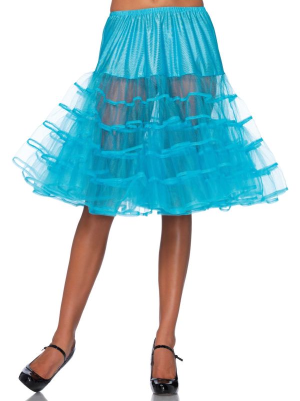 Luxe turquoise petticoat