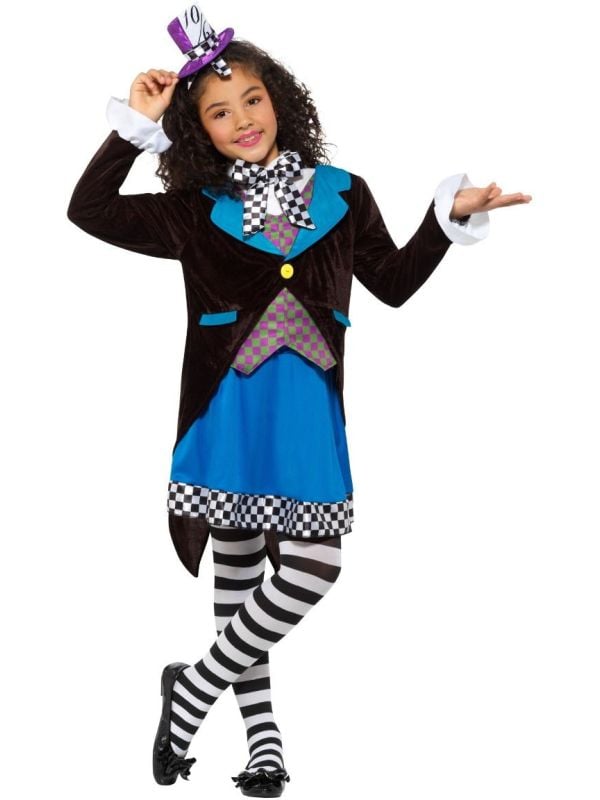 Mad hatter jurk meisjes