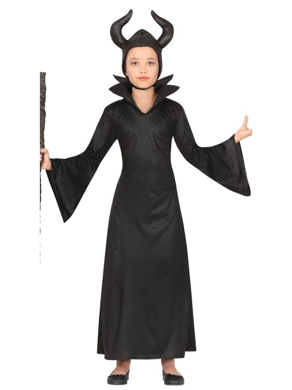 Maleficent jurk halloween kind