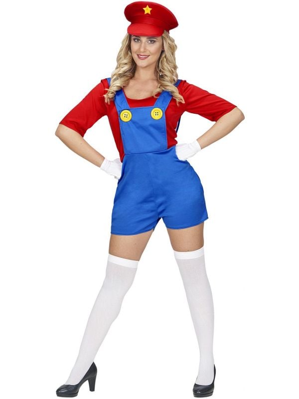 Resultaat leeg schot Mario kostuum dames | Feestkleding.nl