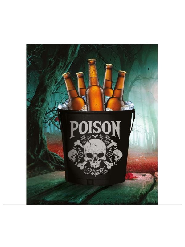 Metalen koelemmer 'Poison' halloween