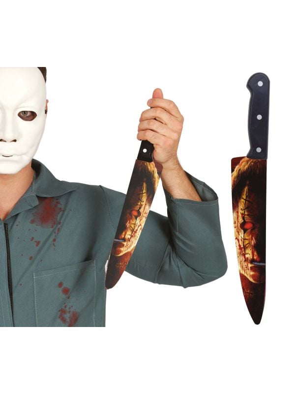 Michael Myers keukenmes 37 cm halloween