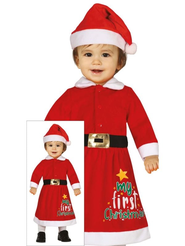 Mijn eerste kerstmis jurkje baby