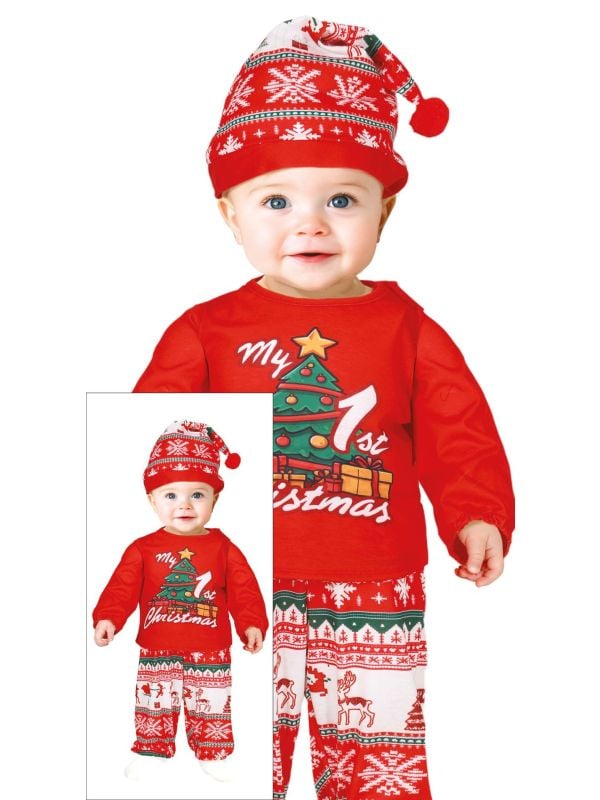 Mijn eerste kerstmis pyjama baby