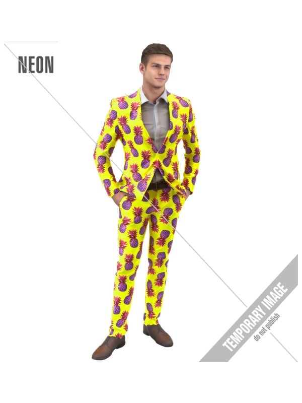 Neon pineapple maatpak mannen