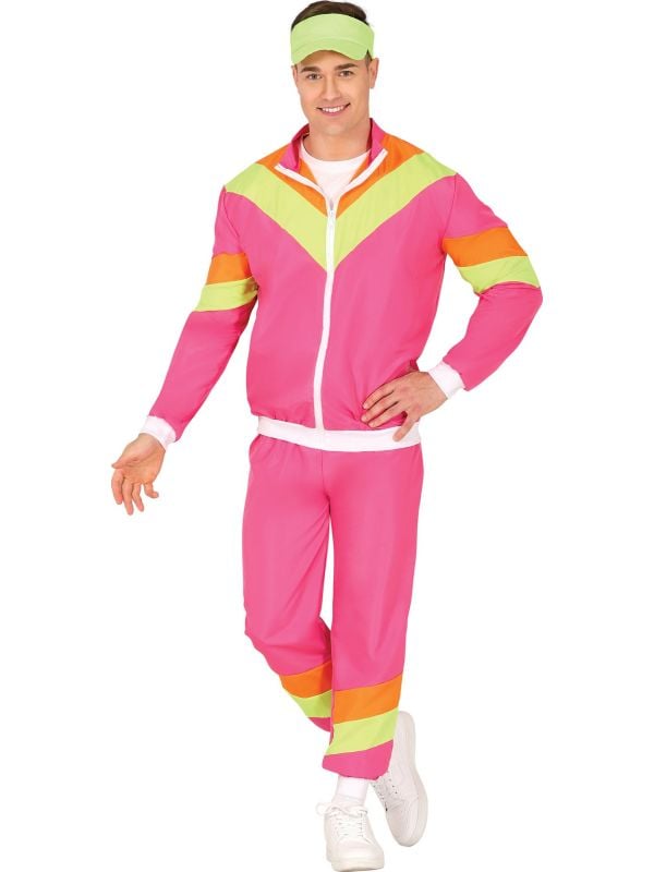 Neon Tracksuit Volwassenen 80's 90's man