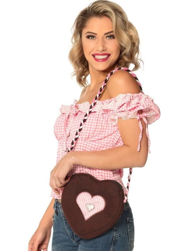 Oktoberfest Schoudertas Roze