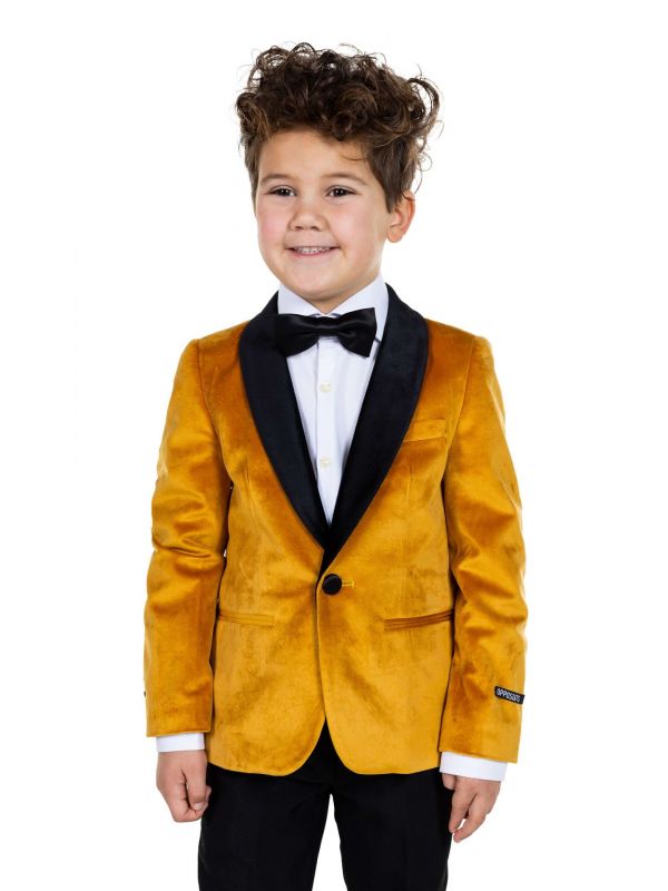 Opposuits Deluxe Boys' Colbert Dinner Jacket - Goud