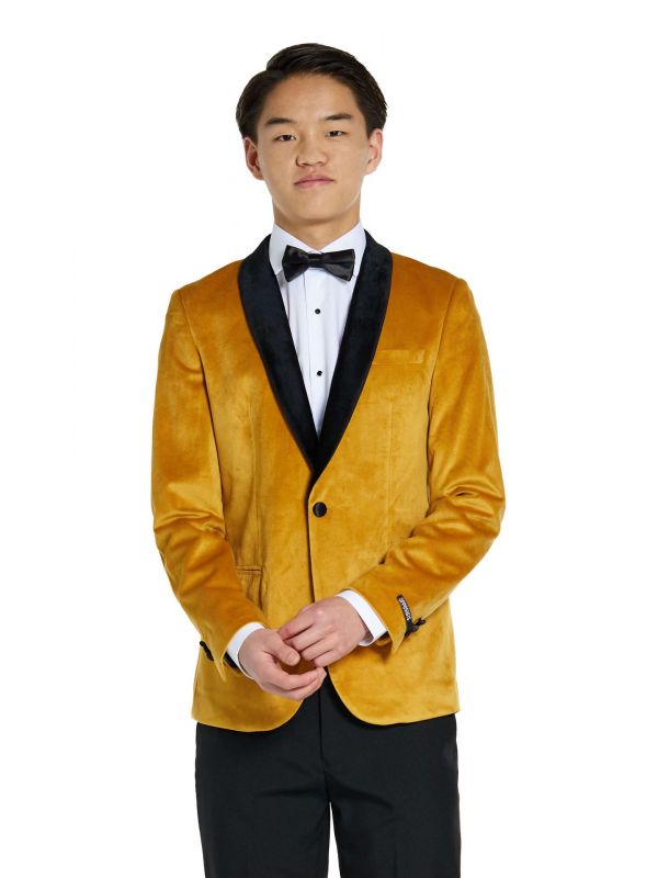 Opposuits Deluxe Teen Boys' Colbert Dinner Jacket - Goud