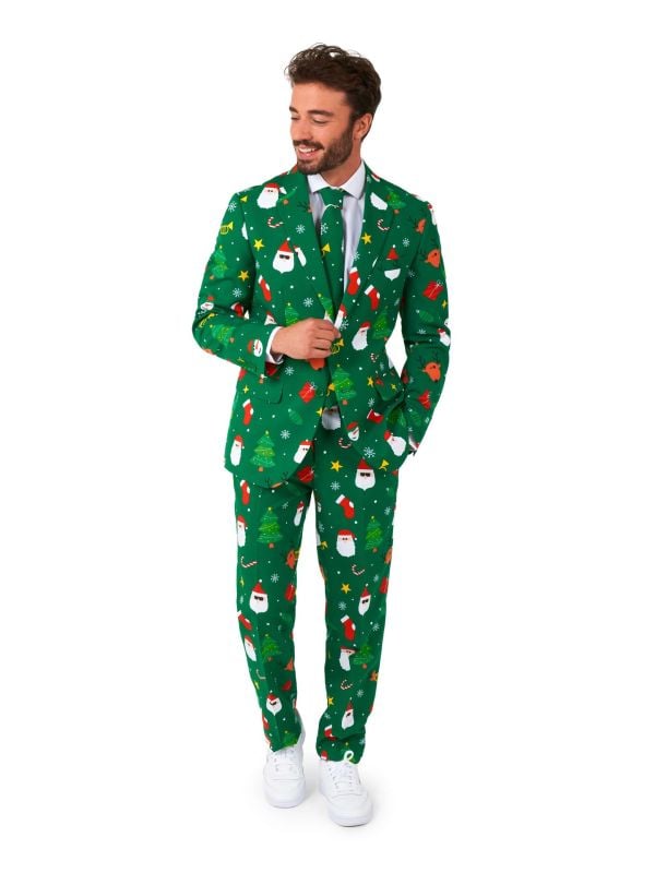 Opposuits Men's Pak Festivity Kerst Groen