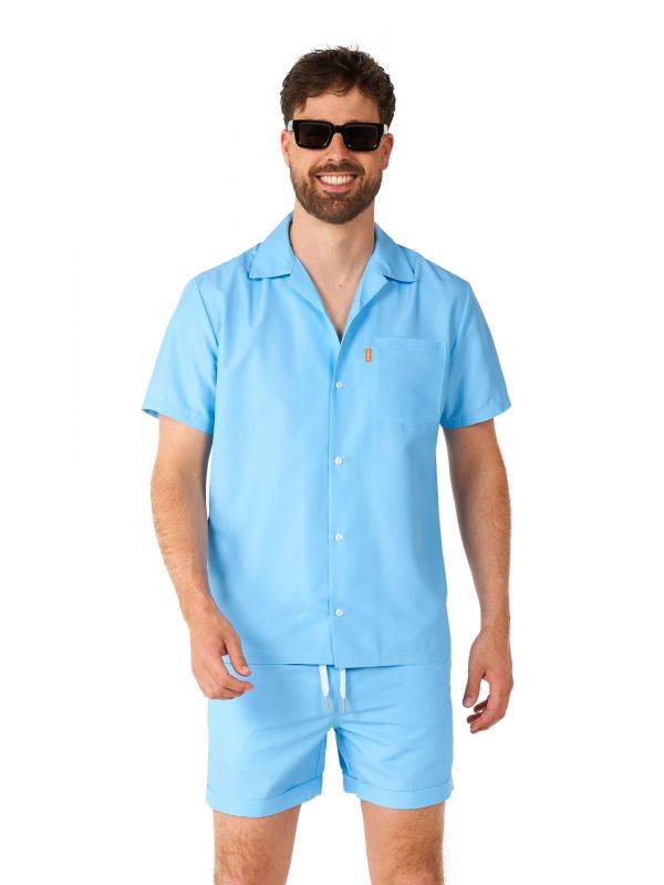 Opposuits Men's Zomer Outfit Cool Blauw