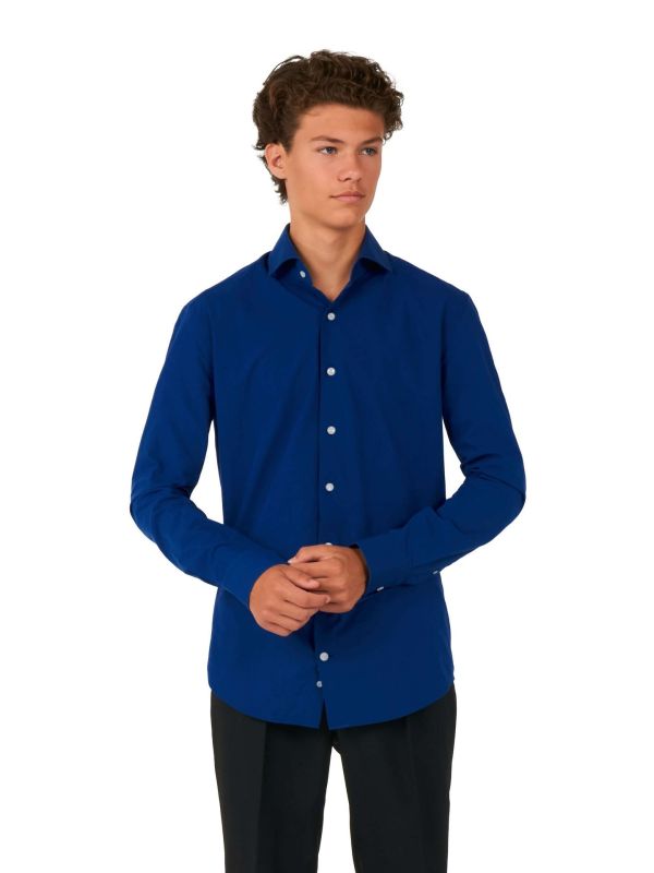 Opposuits Teen Boys' Shirt Navy Royale Blauw