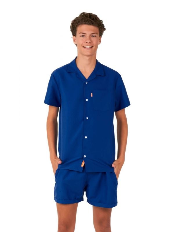 Opposuits Teen Boys' Zomer Outfit Navy Royale Blauw