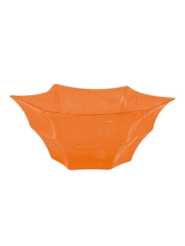 Oranje snoepschaal 30 x 14 cm halloween