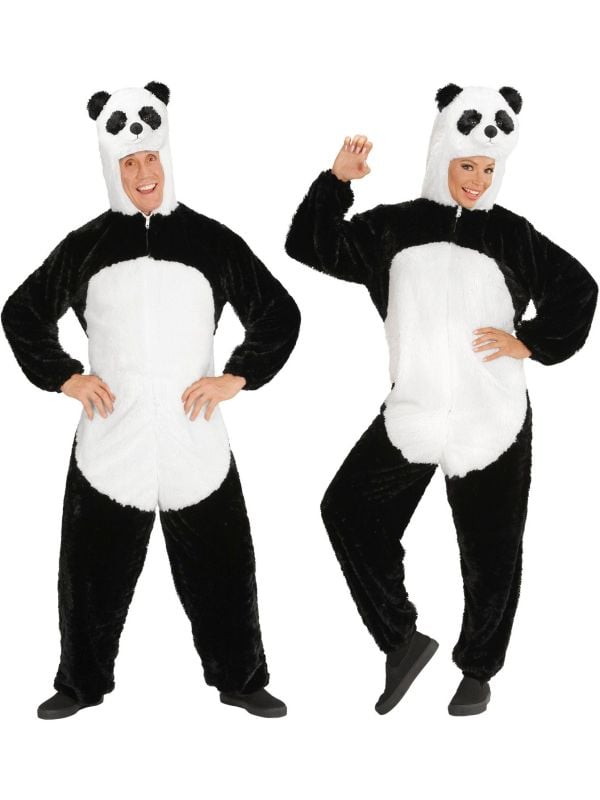 Panda onesie volwassenen