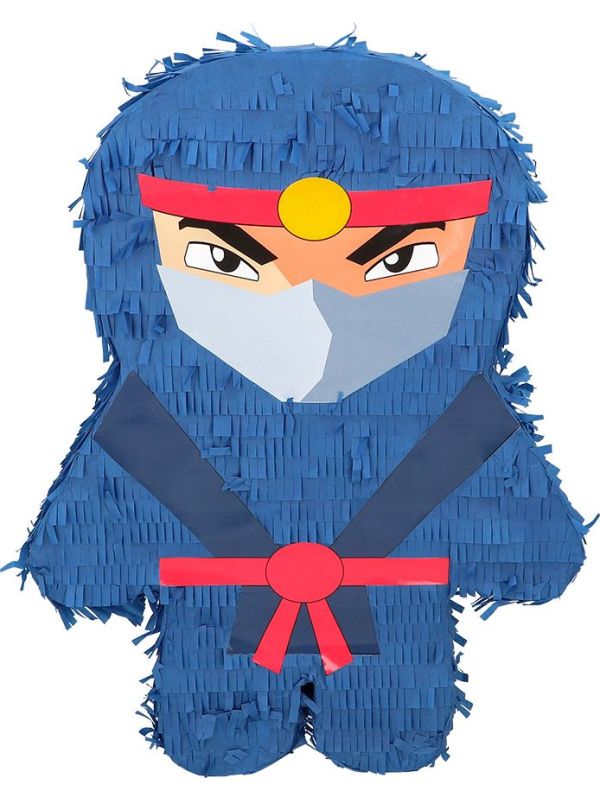 Piñata Ninja Blauw 44cm