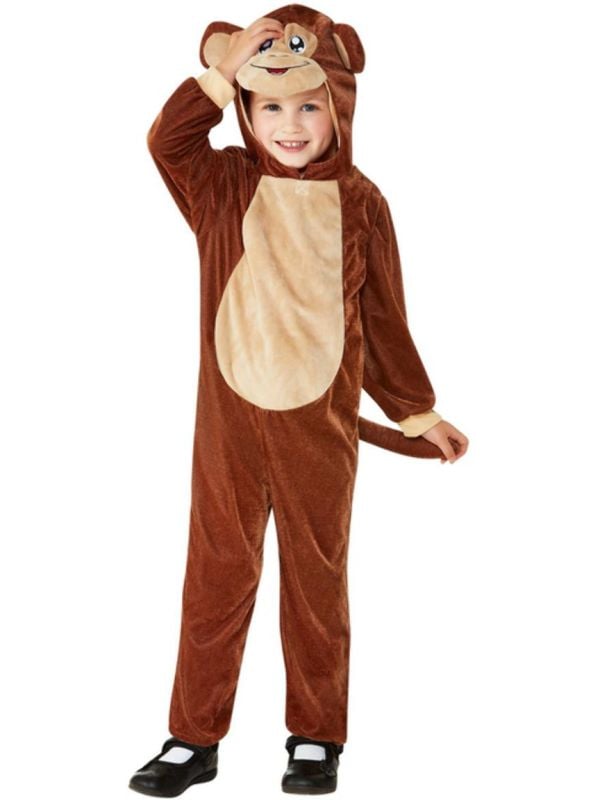 Pluche apen kleuter onesie