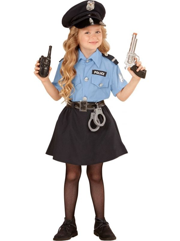 Penelope tandarts Respect Politie kostuum meisjes | Feestkleding.nl