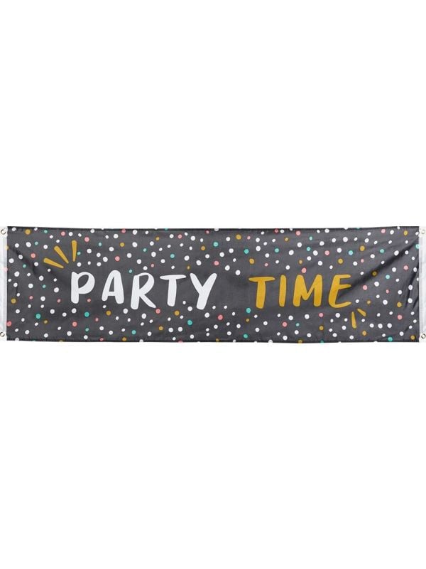 Polyester Spandoek 'Party Time' 180cm