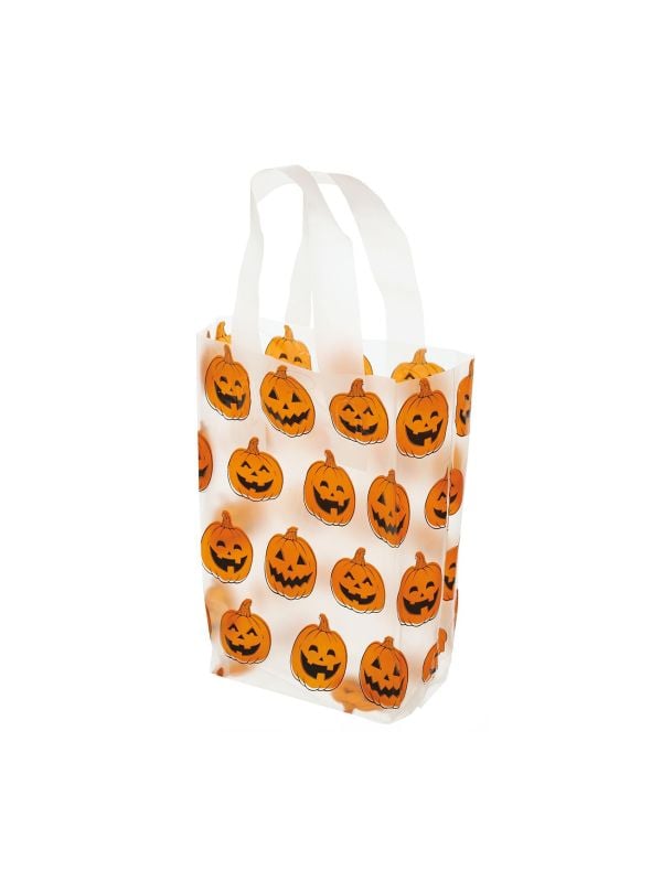 Pompoen Halloween plastic tasje