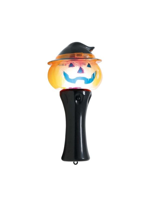 Pompoen zaklamp 14 cm halloween