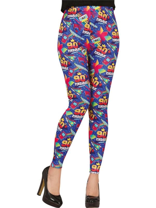 Retro Regenboog Leggings Vrouwen