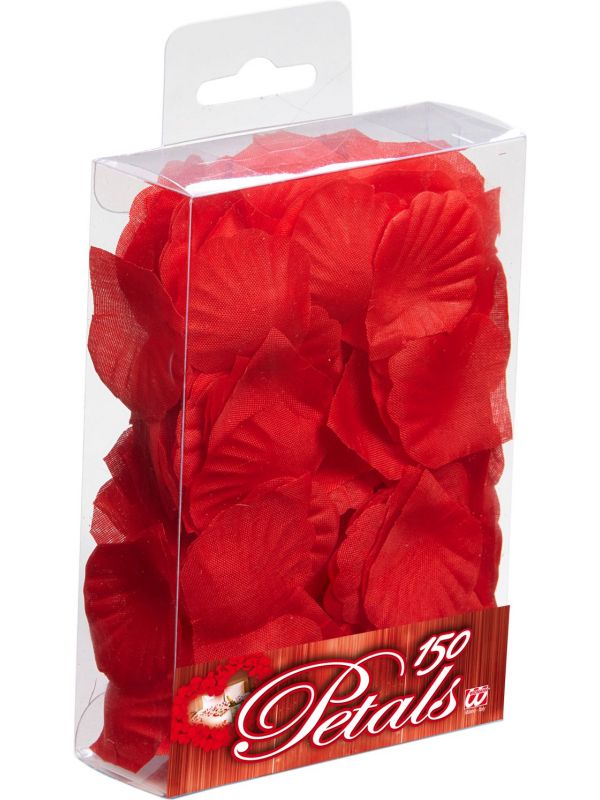 Rode rozen blaadjes 150 stuks
