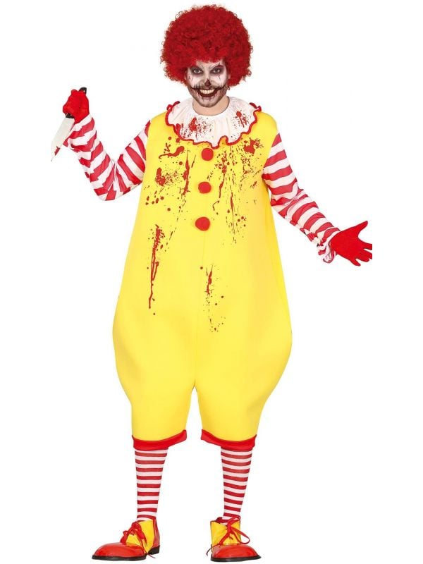 Ronald McDonalds killer clown outfit heren