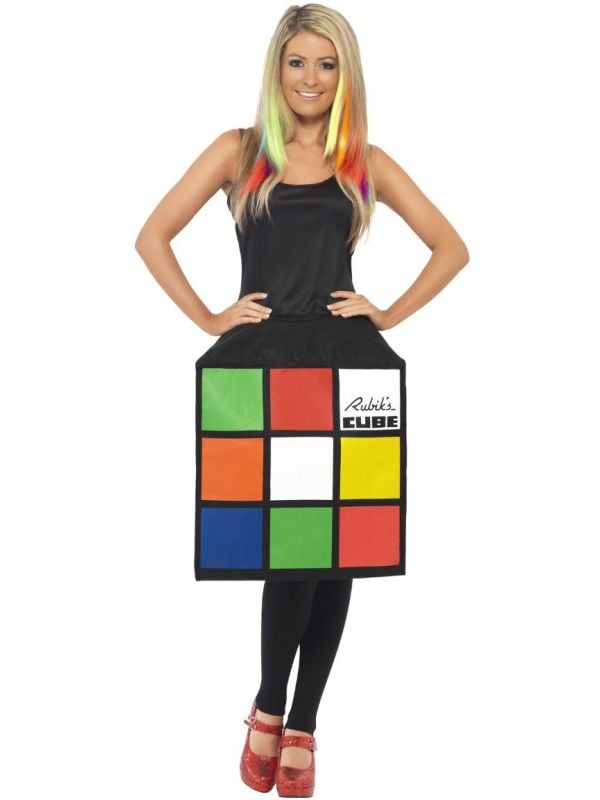 Rubik's kubus dames outfit