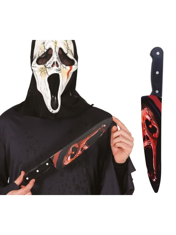 Scream keukenmes 37 cm halloween